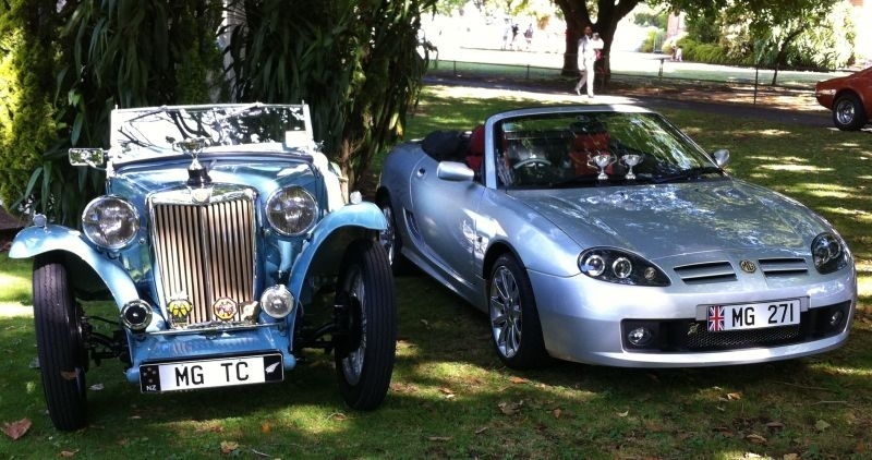 41st Ellerslie Intermarque Concours 6 Feb 2014 Team MG Second Overall    (TC Kim Walker 1st in Show)