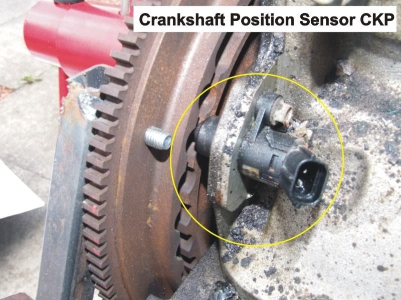 crank sensor close up