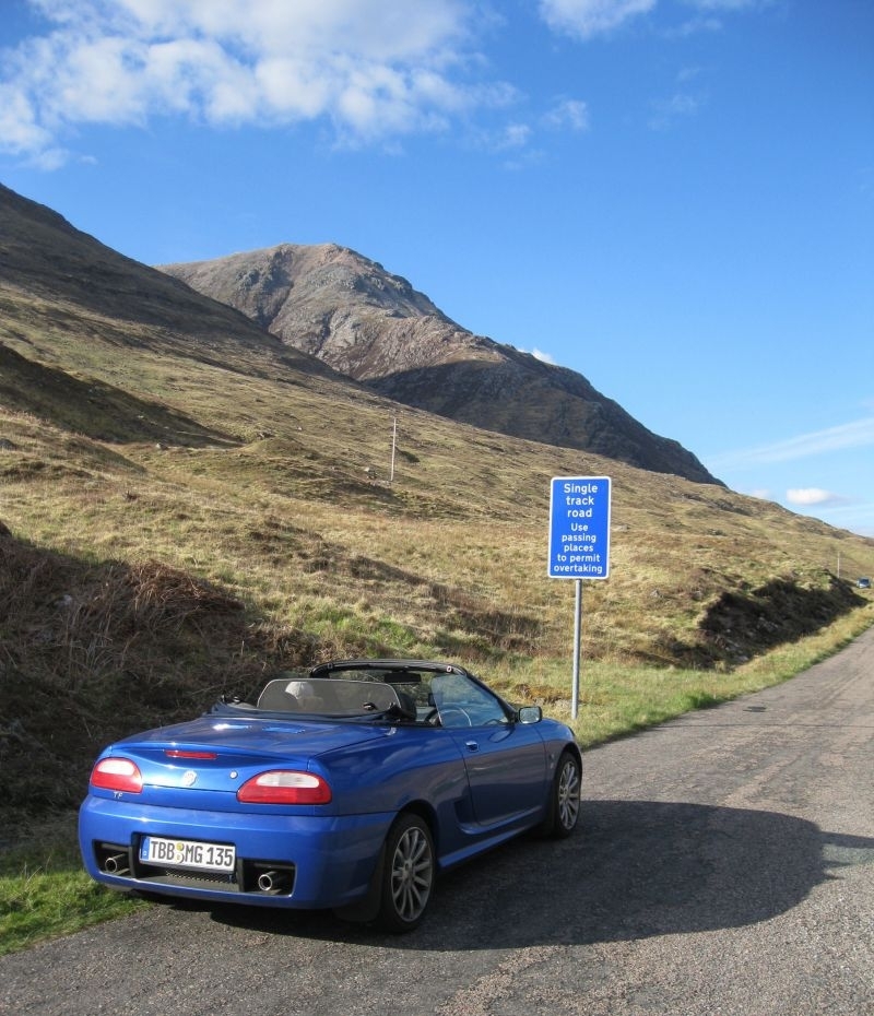 This was our beautiful view of Scotland last week, photo taken at Glen Etive.